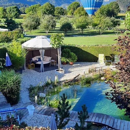 Garden Paradise Bled Apartments - Garden, Pond And Castle View 外观 照片