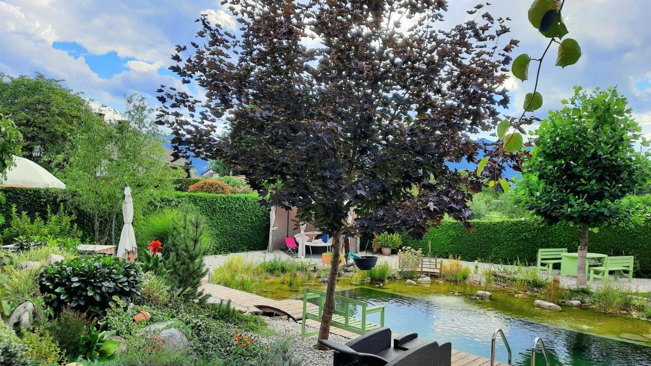 Garden Paradise Bled Apartments - Garden, Pond And Castle View 外观 照片